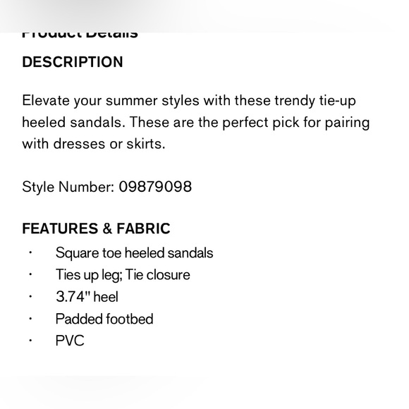 Sexy gold tie up heel sandal size 10 Express NWT - Picture 7 of 7